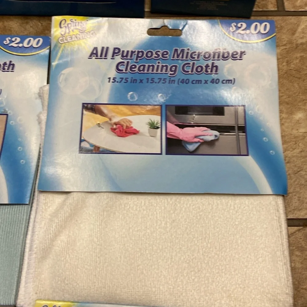 Scrubbers/ Microfiber Cleaning Cloth Bundle